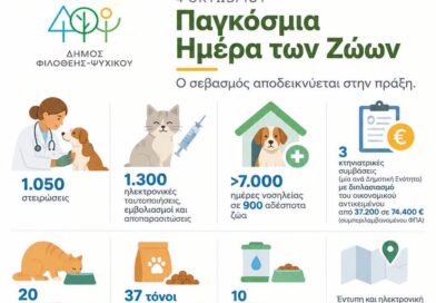 Παγκόσμια Ημέρα Ζώων, Δελτίο Τύπου Δήμου Φιλοθέης Ψυχικού